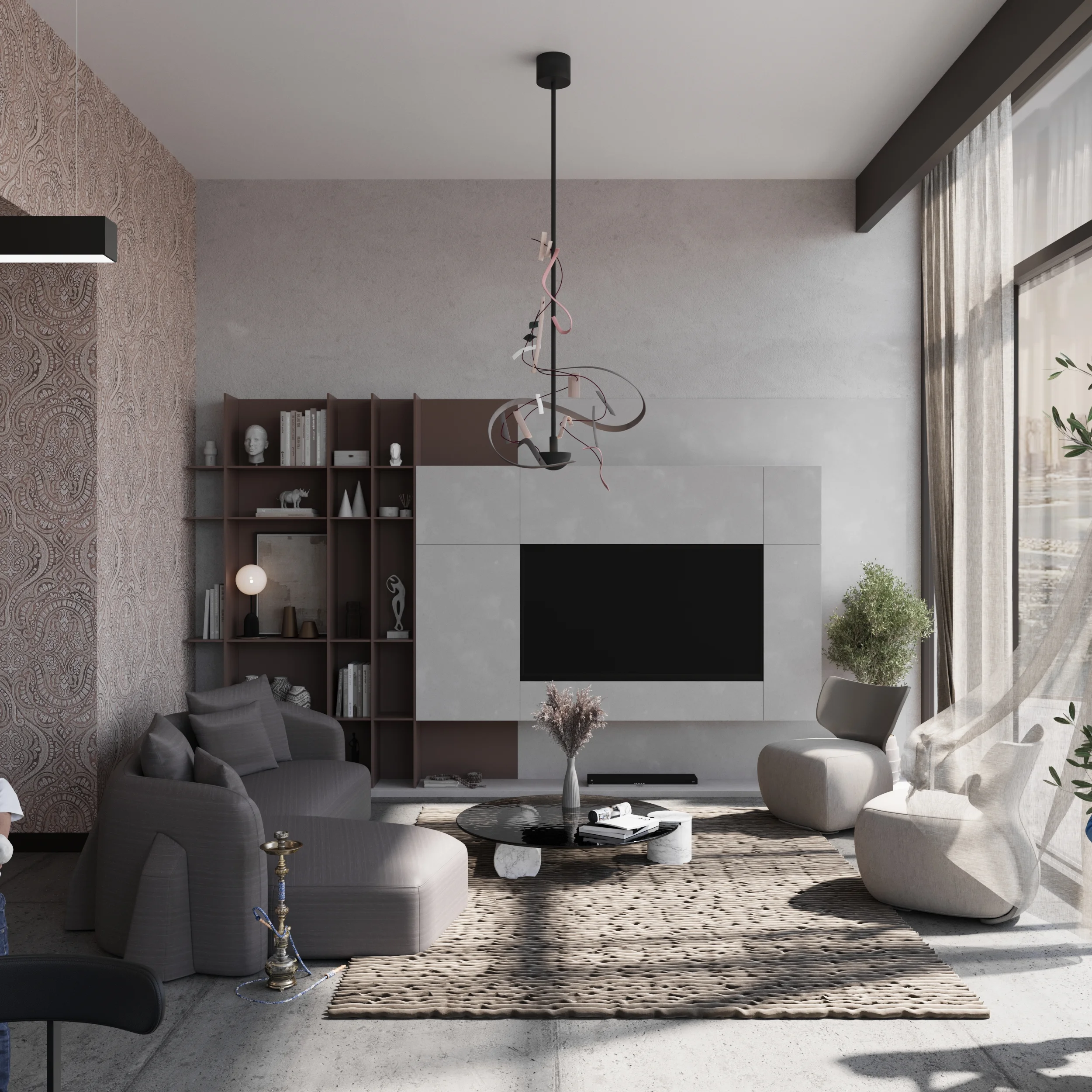 SLS Palm Jumeira Dubai living room